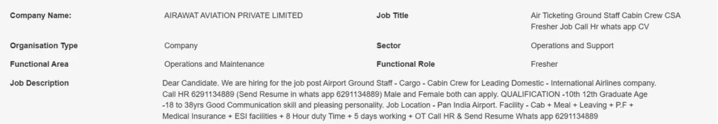 AIRAWAT AVIATION Hiring