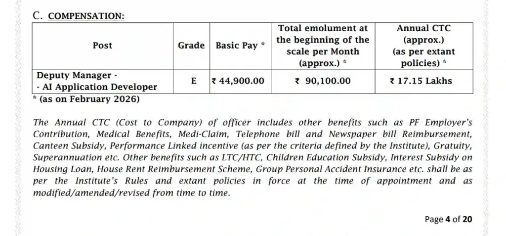 IBPS AI Application Developer Online Form 2026